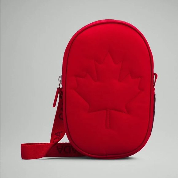 lululemon athletica Handbags - New Lululemon Team Canada 22 Future Legacy Crossbody Bag In Crimson Red